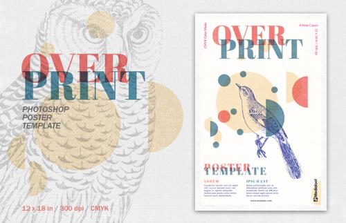 Overprint Poster Template