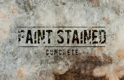 Paint Stained Concrete Brushes & Textures