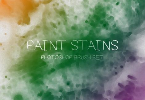 Paint Stains Brush Set