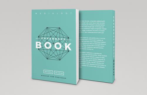 Paperback Book Cover Mockup