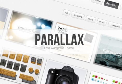 Parallax: Free Wordpress Theme
