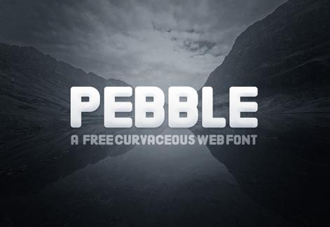 Pebble - Curvaceous Web Font