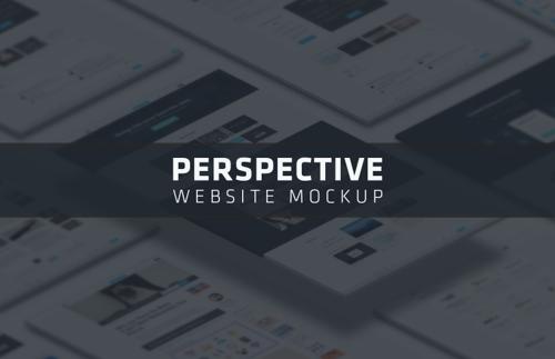 Perspective Website Mockup