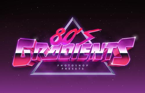 Photoshop 80's Gradients