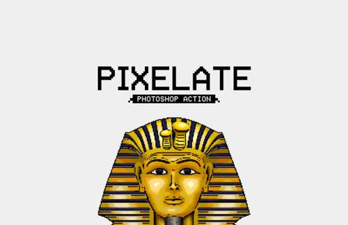 Pixelate Photoshop Action