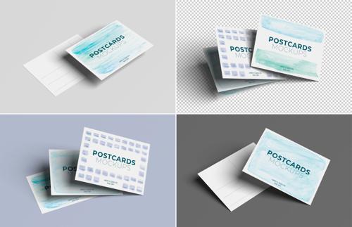 Postcards Mockup