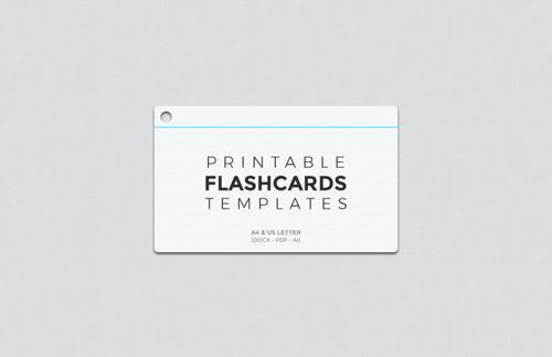 Free Printable Flashcard Templates