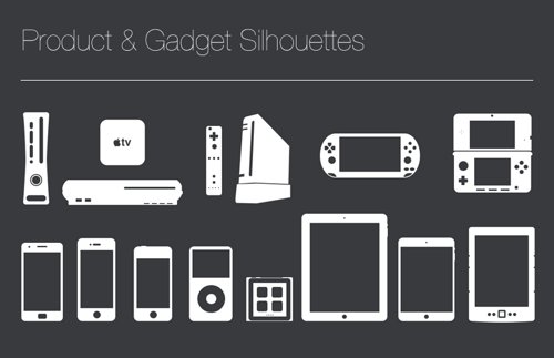 Product & Gadget Silhouettes