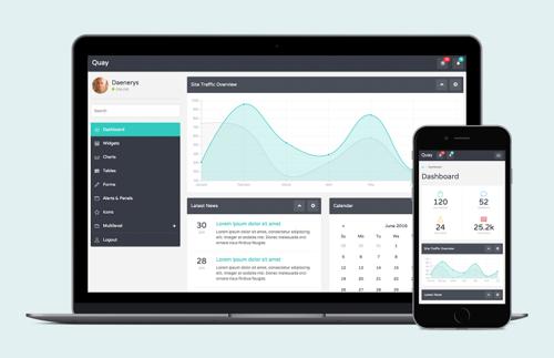 Quay - Bootstrap Admin Template