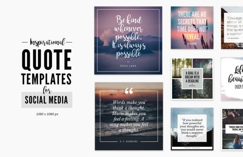 Quote Templates for Social Media