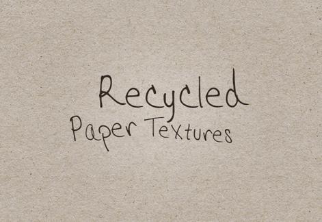 Recycled Paper Textures