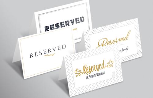 Reserved Sign Template  (AI, Word)