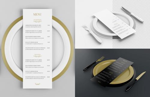 Restaurant Menu Mockup