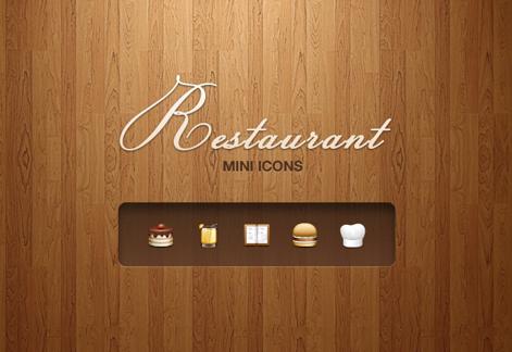 Restaurant Mini Icons