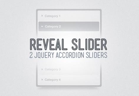 Reveal jQuery Accordion Slider