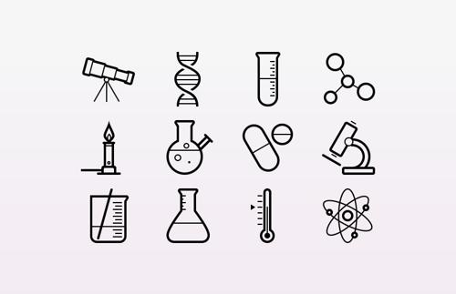 Vector Science Icons