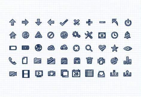 Scribble Vector Icons
