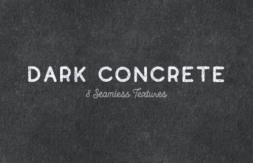 Seamless Dark Concrete Textures