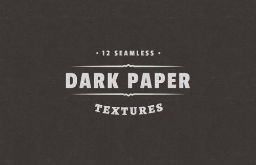 Seamless Dark Paper Textures
