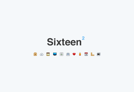 Sixteen 2 - 16px Icons