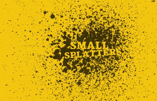 Small Splatters Brush Set