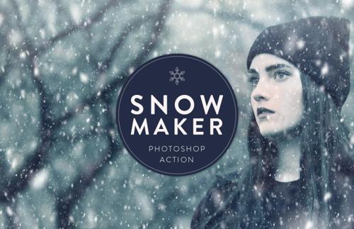 Snow Maker Photoshop Action