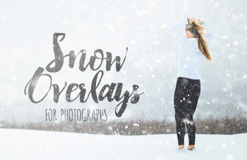 Snow Overlays for Photoshop