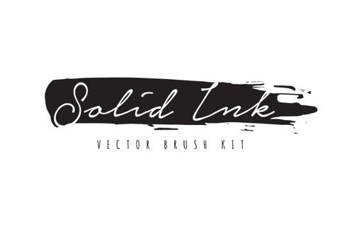 Solid Ink Illustrator Brushes