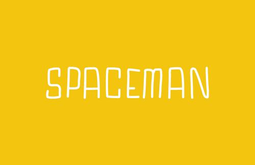 Spaceman - Hand Drawn Web Font