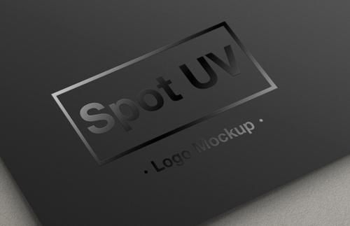 Spot UV Logo Mockup