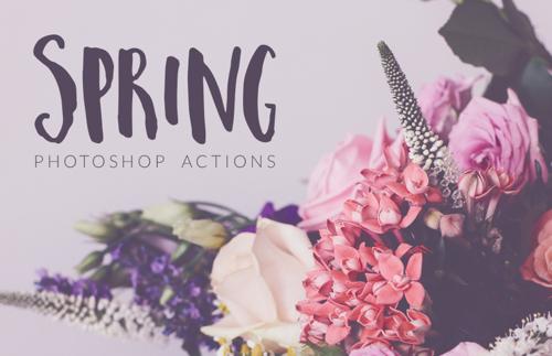 Spring Photoshop Actions