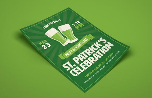 St Patrick's Day Event Flyer Template