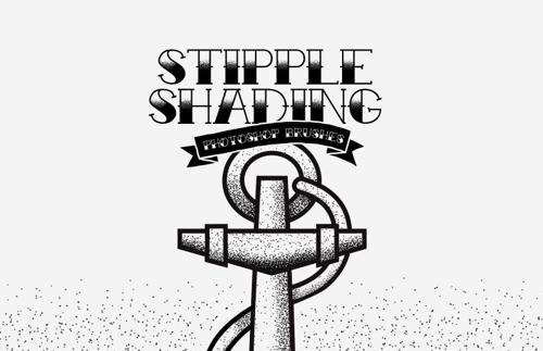 Stipple Shading Photoshop Brushes