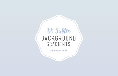 50 Subtle Background Gradients (CSS)