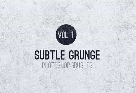 Subtle Grunge Brushes - Vol 1
