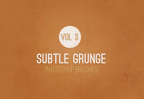 Subtle Grunge Brushes - Vol 3