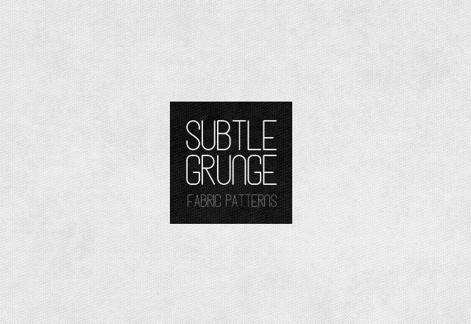 Subtle Grunge Fabric Patterns