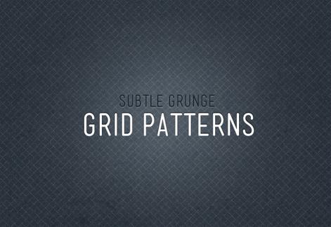 Subtle Grunge Grid Patterns