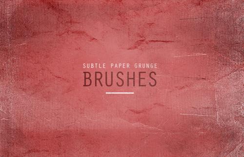 Subtle Grunge Paper Brushes