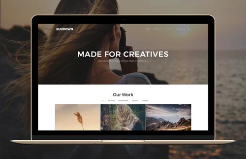 Sundown - Bootstrap Portfolio Template
