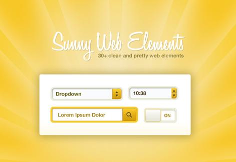 Sunny Web Elements