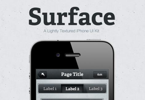 Surface iPhone UI Kit
