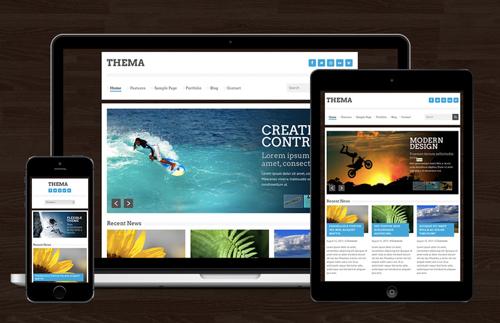 Thema - Responsive HTML Template