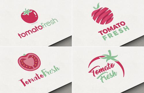 Free Tomato Restaurant Logo Pack