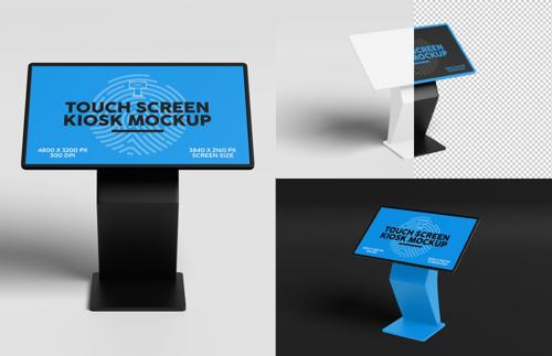 Touch Screen Kiosk Mockup