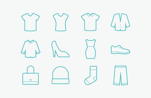 Free Vector Clothing Icons