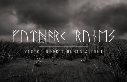 Viking Nordic Runes & Font