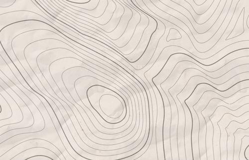 Vector Topographic Map Contours