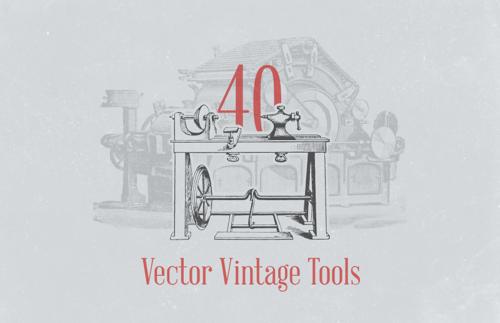 Vector Vintage Tool Illustrations