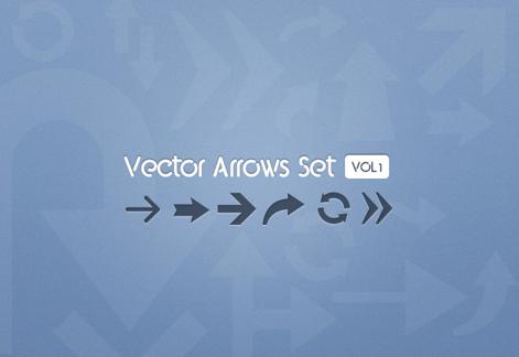 Free Vector Arrows Set - Vol 1